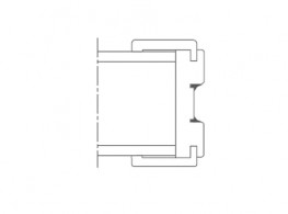 552 - Rubber seal for frame (sliding door)
